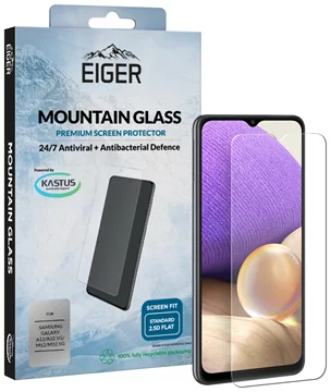 Eiger GLASS sticlă călită ecran protector pentru Samsung Galaxy A12/A32 în Clear (EGSP00719)