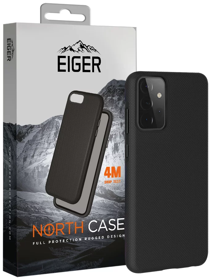 E-shop Kryt Eiger North Case for Samsung Galaxy A72 in Black (EGCA00290)