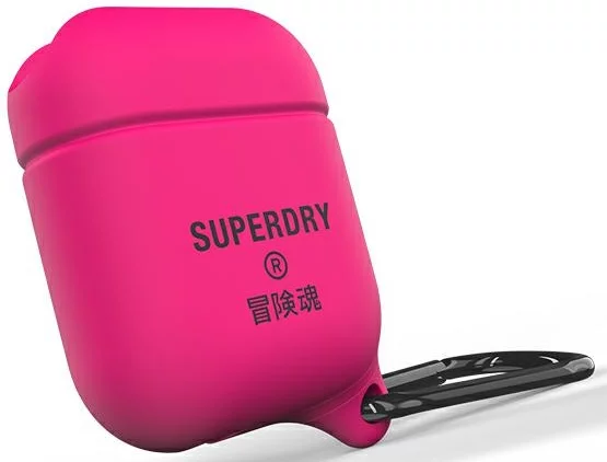 Levně Pouzdro SuperDry AirPods Cover Waterproof pink (41695)