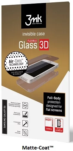 Ochranné sklo 3MK FlexibleGlass 3D iPhone 8 Plus Hybrid Glass + Foil Matte 