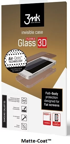 Ochranné sklo 3MK FlexibleGlass 3D Sam A405 A40 Hybrid Glass + Foil Matte 