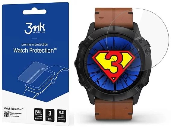 Ochranné sklo 3MK Garmin Fenix 6X - 3mk Watch Protection FG