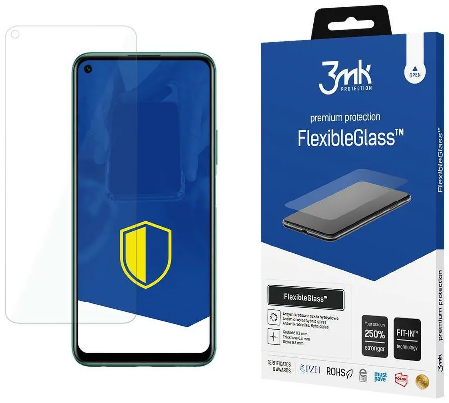 Ochranné sklo 3MK FlexibleGlass Huawei P40 Lite 5G Hybrid Glass