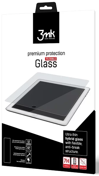 Ochranné sklo 3MK FlexibleGlass iPad 5 2017 AIR/AIR2 9,7 Hybrid Glass