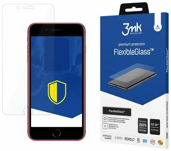 Ochranné sklo 3MK FlexibleGlass iPhone 8 Plus Hybrid Glass