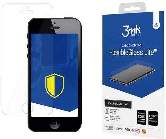 Ochranné sklo 3MK FlexibleGlass Lite iPhone 5/5/SE Hybrid Glass Lite 