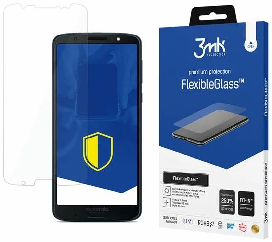 Ochranné sklo 3MK FlexibleGlass Motorola Moto G6 Plus Hybrid Glass