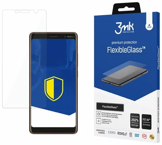 Ochranné sklo 3MK FlexibleGlass Nokia 7 Plus Hybrid Glass