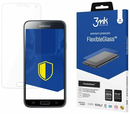 Ochranné sklo 3MK FlexibleGlass Samsung G900 S5 Hybrid Glass
