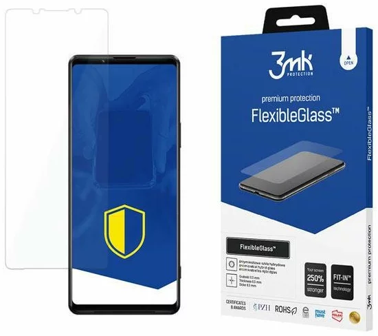 Ochranné sklo 3MK FlexibleGlass Sony Xperia 1 Hybrid Glass