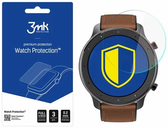 Ochranné sklo 3MK Xiaomi Amazfit GTR 47mm - 3mk Watch Protection FG