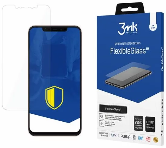 Levně Ochranné sklo 3MK FlexibleGlass Xiaomi Mi 8 Global Hybrid Glass