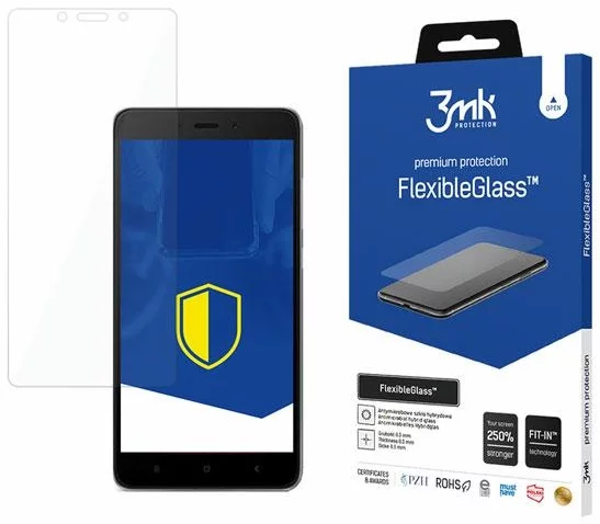 Ochranné sklo 3MK FlexibleGlass Xiaomi Redmi Note 4 Hybrid Glass