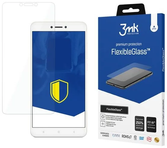 Ochranné sklo 3MK FlexibleGlass Xiaomi Redmi Note 4X Hybrid Glass