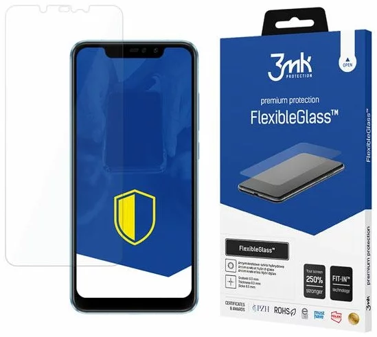 Ochranné sklo 3MK FlexibleGlass Xiaomi Redmi Note 6 Pro Global Hybrid Glass