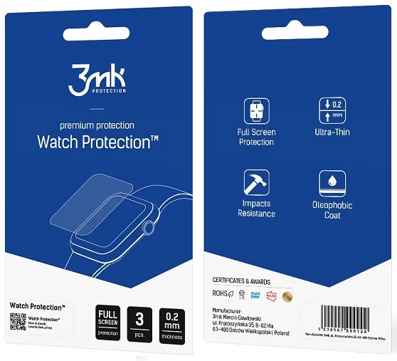 Folia ochronna 3mk Watch Protection Garmin Venu 2, 3 szt
