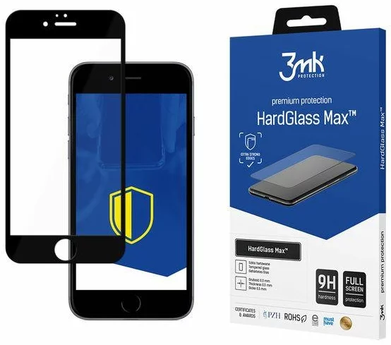 Ochranné sklo 3MK Apple iPhone 6 Plus Black - 3mk HardGlass Max