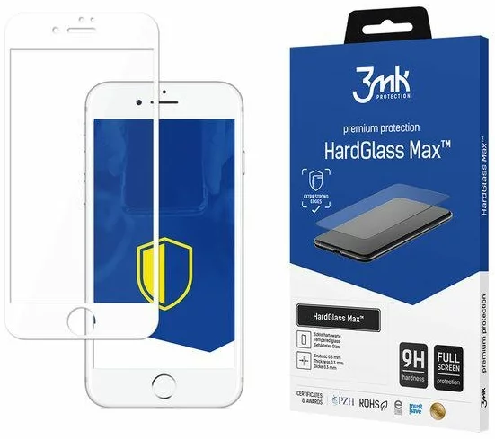 Ochranné sklo 3MK Apple iPhone 7 Plus White - 3mk HardGlass Max