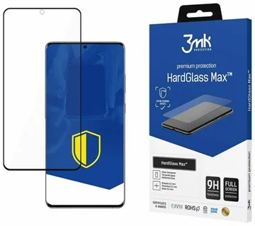 3MK HardGlass Max Samsung G980 S20 black, FullScreen Glass 