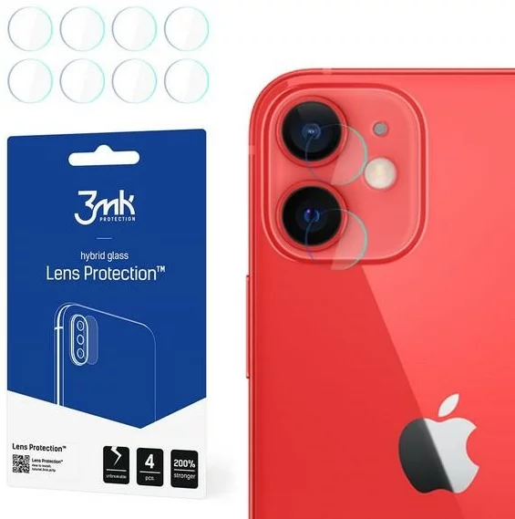 Ochranné sklo 3MK Lens Protect iPhone 12 Mini Camera lens protection 4 pcs