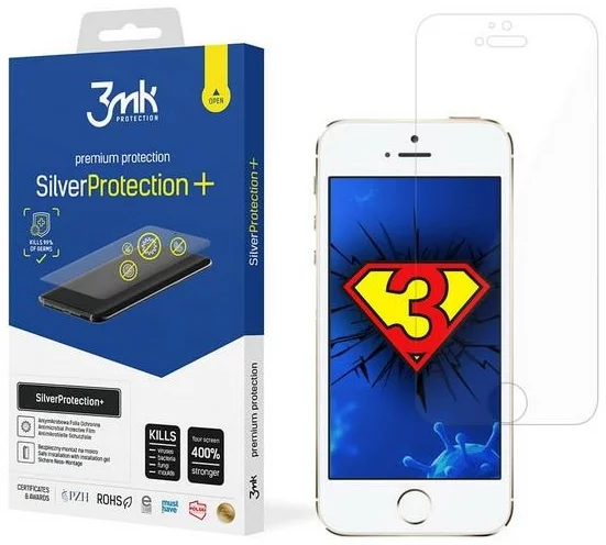 Ochranná fólia 3MK Apple iPhone 5/5S/SE - 3mk SilverProtection+ (5903108305112)