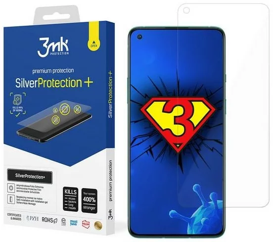 Ochranná fólia 3MK Silver Protect+ OnePlus 8T Wet-mounted Antimicrobial film (5903108324427)