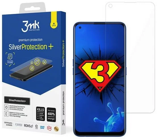 Ochranná fólia 3MK Silver Protect+ Realme 7 Wet-mounted Antimicrobial film (5903108326391)