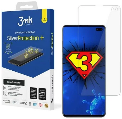 Ochranná fólia 3MK Samsung Galaxy S10 Plus - 3mk SilverProtection+ (5903108302678)