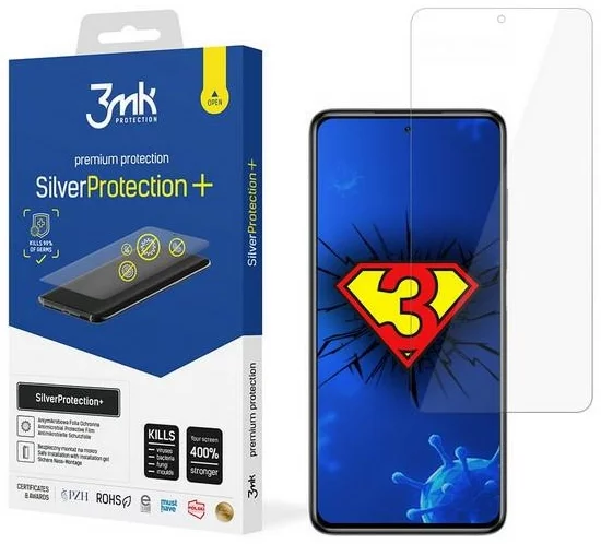 Levně Ochranná fólia 3MK Silver Protect+ Xiaomi POCO X3 Wet-mounted Antimicrobial film (5903108306492)