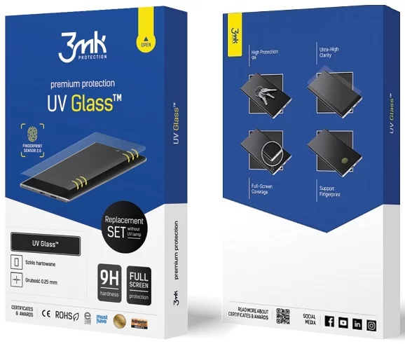Ochranné sklo 3MK UV Glass RS Samsung N970 Note 10 Glass without UV Lamp (5903108238007)