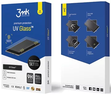 3MK UV Glass RS Samsung N970 Note 10 Glass without UV Lamp (5903108238007)
