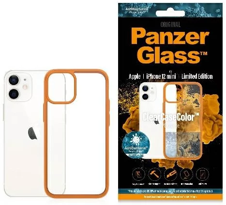 Levně Kryt PanzerGlass ClearCase iPhone 12 Mini Orange AB (0282)