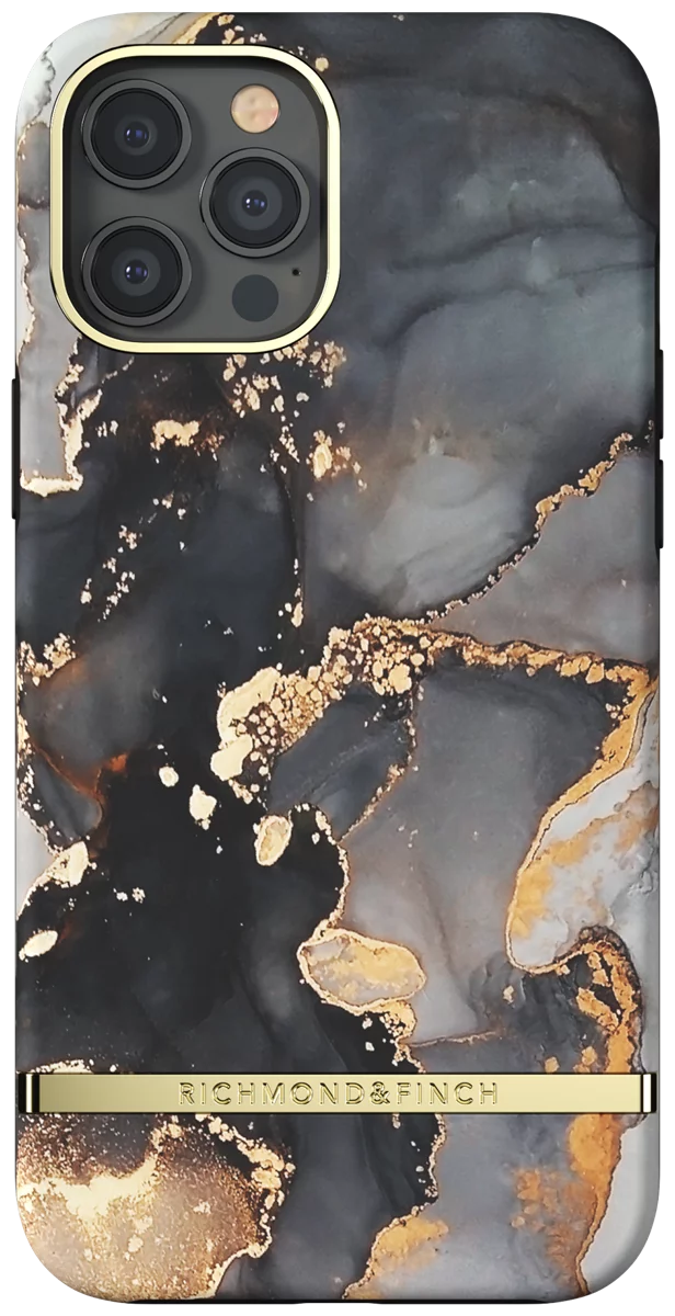 Levně Kryt Richmond & Finch Gold Beads iPhone 12 Pro max black (44956)