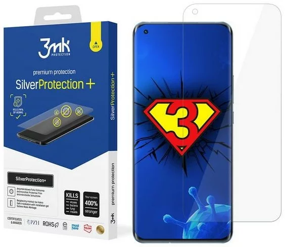 Ochranná fólia 3MK Silver Protect+ Xiaomi Mi 11 5G Wet-mounted Antimicrobial film (5903108343473)