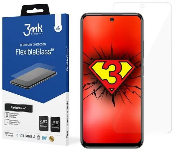 Ochranné sklo 3MK FlexibleGlass Xiaomi Redmi Note 10 Hybrid Glass