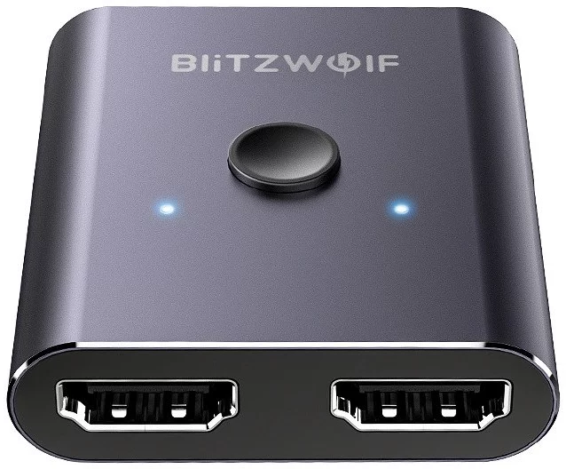 Levně Redukce BlitzWolf BW-HDC2 Switch Box 2 x 1 4K HDMI (gray) (5907489605816)
