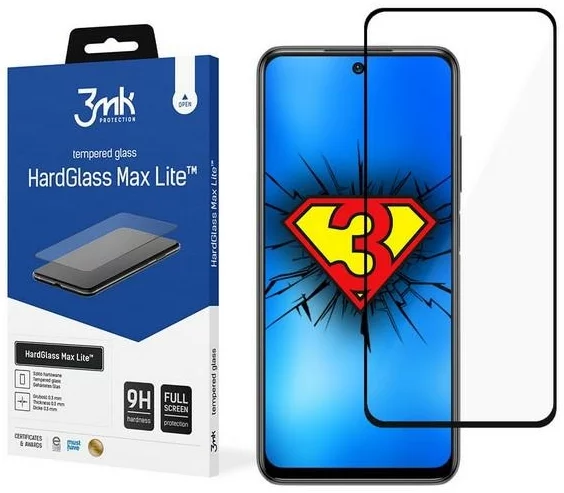 Ochranné sklo 3MK HG Max Lite Xiaomi Redmi Note 10 5G black (5903108370844)