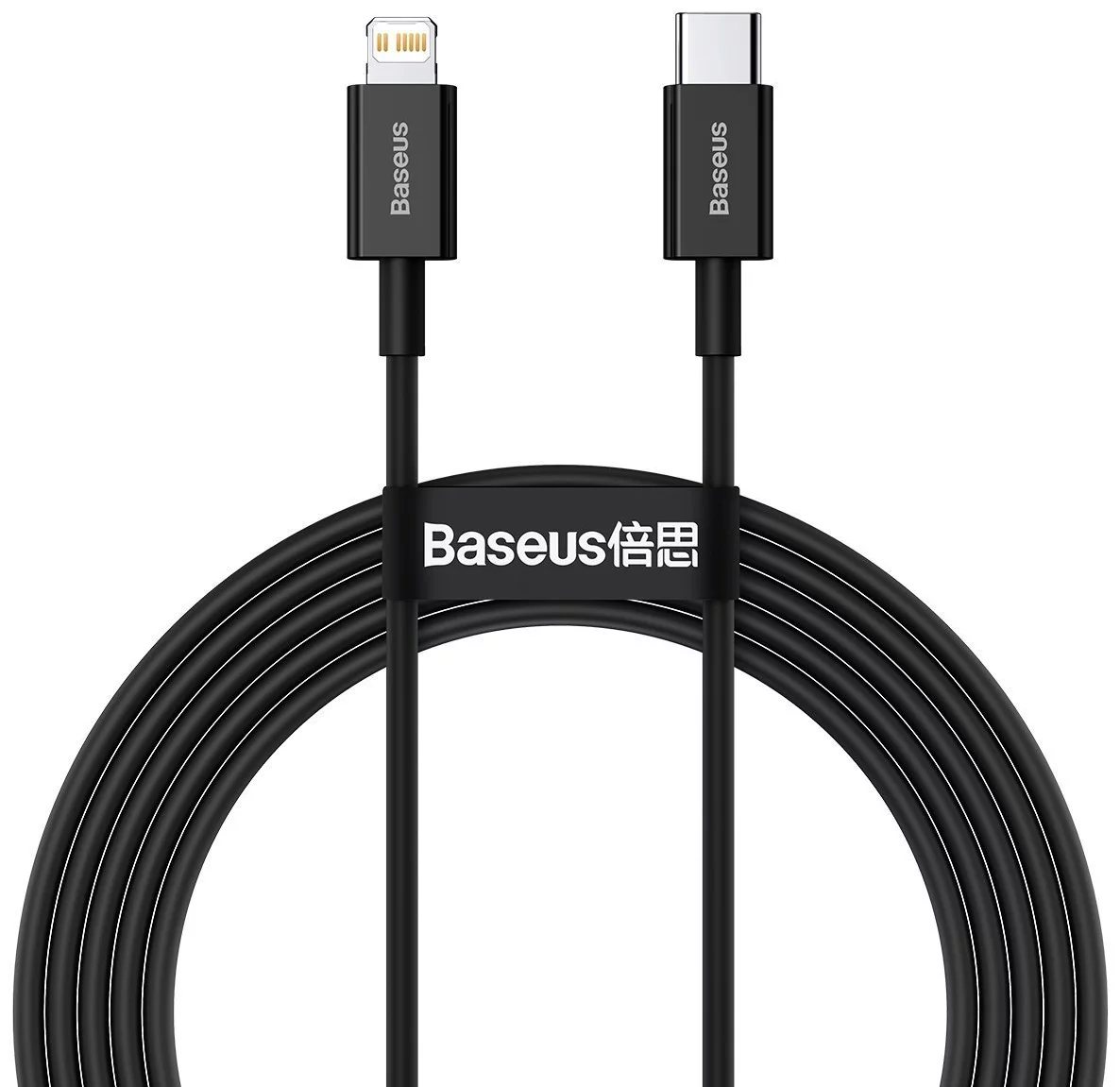 Kábel Baseus Superior Series Cable USB-C to iP, 20W, PD, 2m (black)