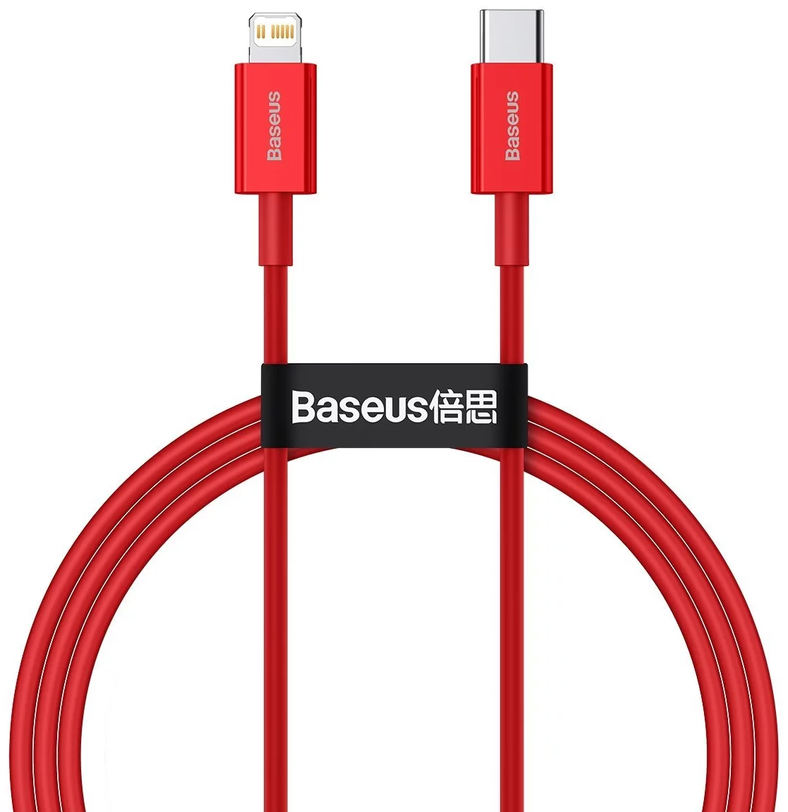 E-shop Kábel Baseus Superior Series Cable USB-C to iP, 20W, PD, 1m (red)