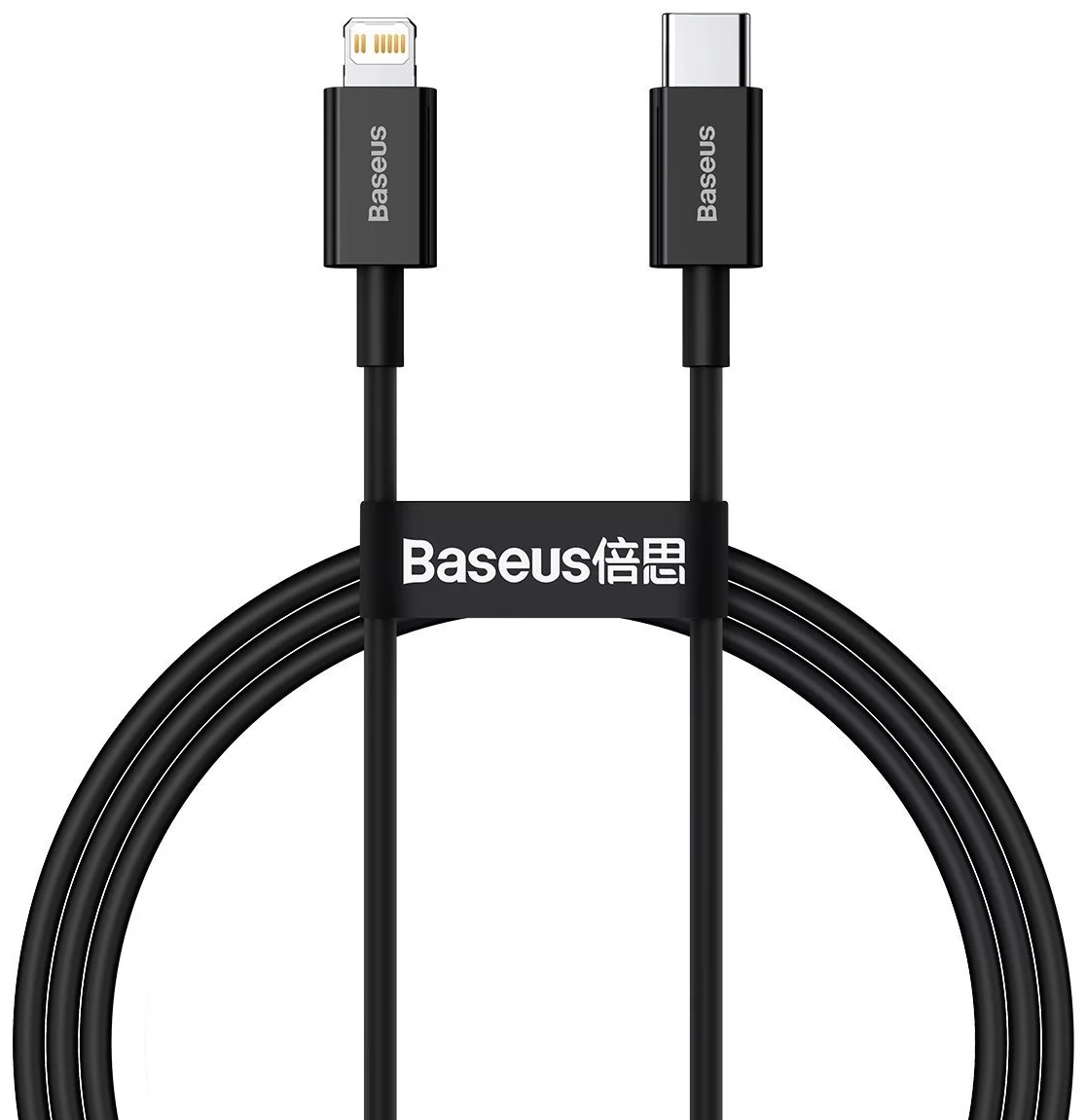 Kábel Baseus Superior Series Cable USB-C to iP, 20W, PD, 1m (black)