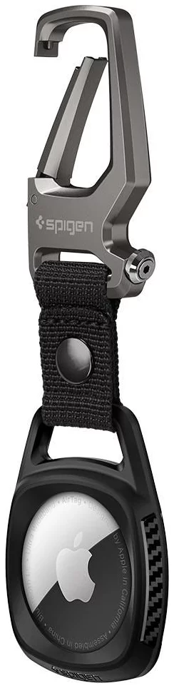 Spigen Rugged Armor, black Apple AirTag (AMP01565)