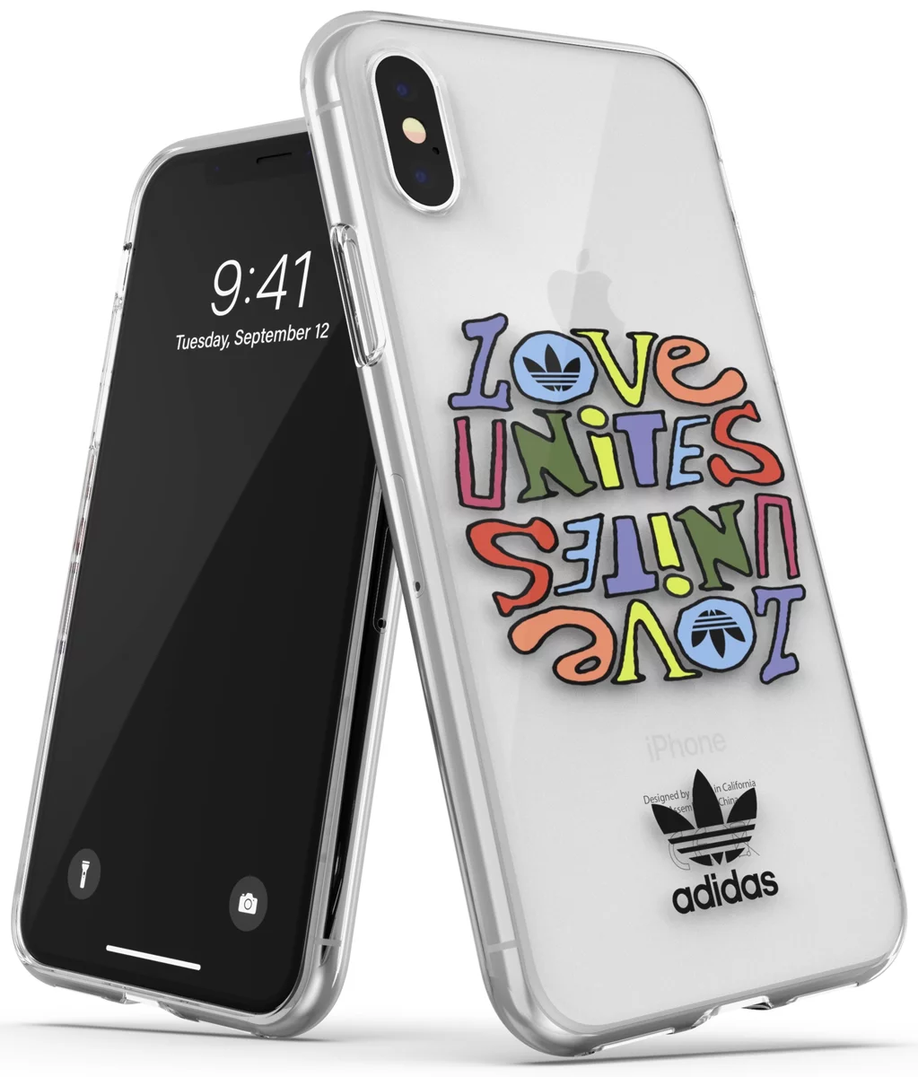 Levně Kryt adidas OR Snap case Pride AOP FW21 for iPhone X/Xs colourful (44374)