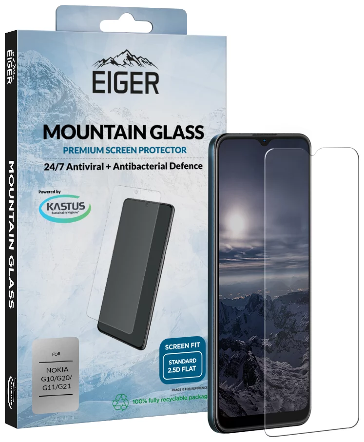 Ochranné sklo Eiger GLASS Screen Protector for Nokia G10/G20