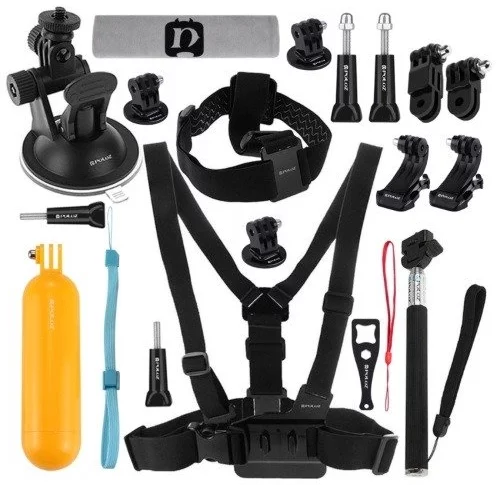 Náhradny diel Puluz 20 in 1 Accessories Ultimate Combo Kits for sports cameras PKT18