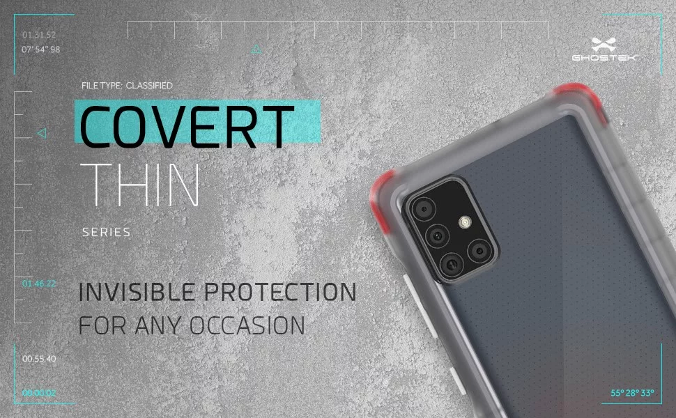 Case Ghostek Covert4 Clear Ultra Thin Clear Case For Samsung A51 5g