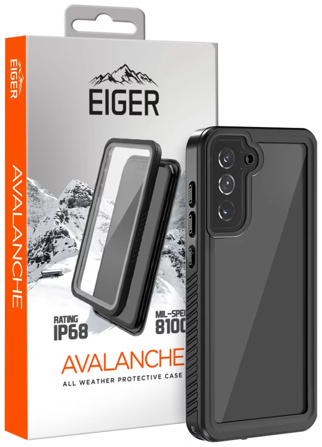 Levně Kryt Eiger Avalanche Case for Samsung Galaxy S21 FE in Black (EGCA00319)