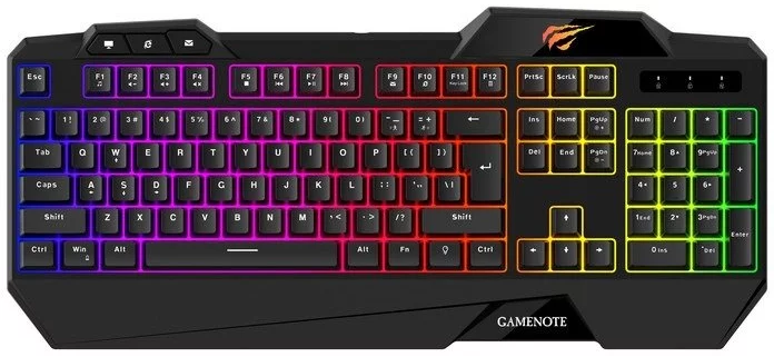 Levně Herní klávesnice Gaming keyboard Havit GAMENOTE KB488L