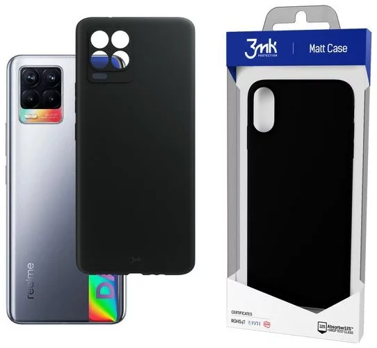 Levně Kryt 3MK Matt Case Realme 8 black