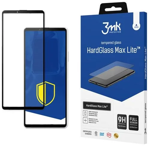 Ochranné sklo 3MK HG Max Lite Sony Xperia 10 III 5G black (5903108399036)