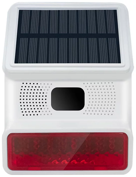 Levně Alarm Solar powered wireless outdoor strobe siren PGST PE-523